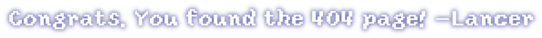 Ouh.. My cool text doesn't load -Lancer